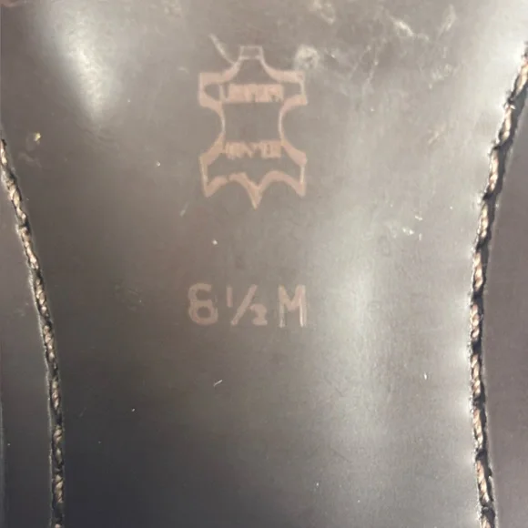 Gianni Bini Leather Mules Western Snip Toe Chunky Heel Slip On Boot Brown Sz 6.5 - Picture 13 of 16